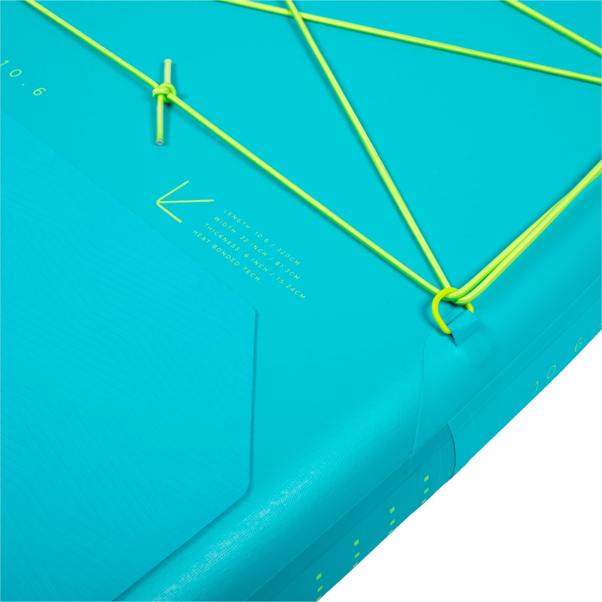 2026 Jobe Aero Nera SUP Lite Board 10.6-pakke 486425011 - Turquoise /grøn